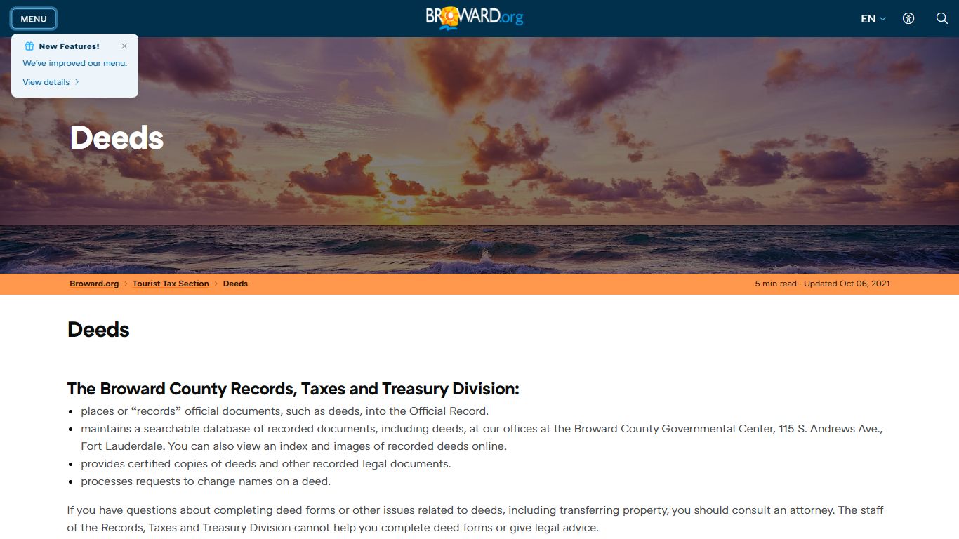 Records Deeds - Broward County, Florida